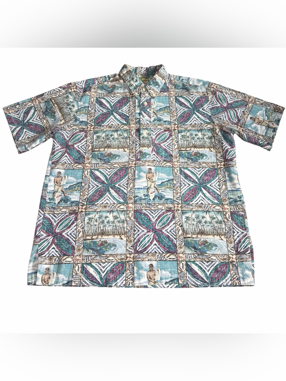VTG Reyn Spooner Men’s Mele Kalikimaka 1994 Hawaiian Shirt Sz XL XMAS Limited